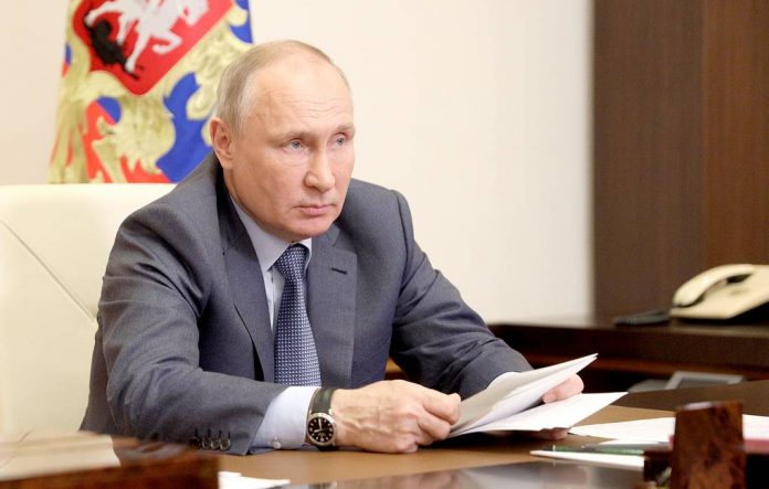 Russia President Putin holds government meeting