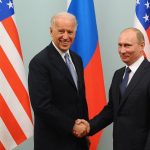 Prime minister Vladimir Putin and US vice-president Joe Biden meet for talks