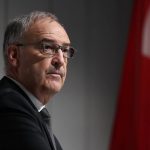 Switzerland’s President Parmelin gives press conference following meeting with US President Biden