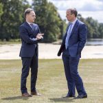 Bundesaussenminister Heiko Maas, SPD, reist nach Grossbritannien. BM Maas trifft im Chevening House, dem Landsitz des A