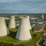 Powerplant cooler chimney.