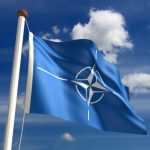 3D Nato flag (with clipping path)