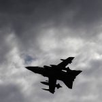 A British RAF Tornado takes off from RAF Marham