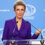 Russian Foreign Ministry Spokeswoman Maria Zakharova gives press briefing