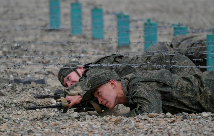 Seaborne Assault 2021 all-army field training contest in Vladivostok, Russia