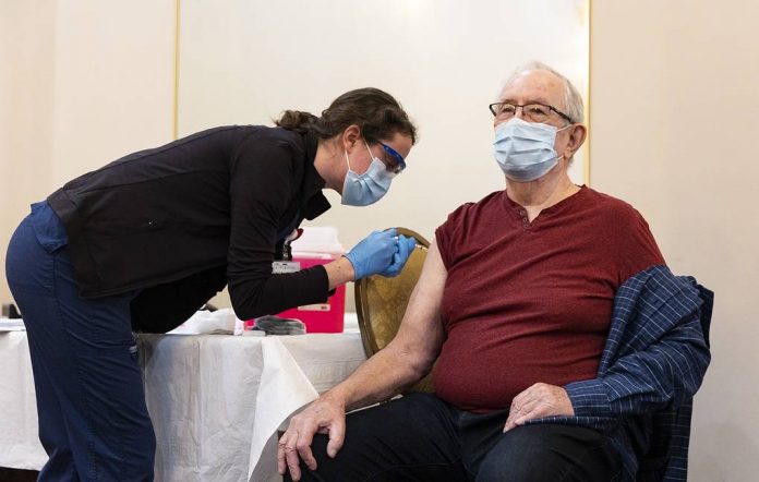 Covid-19 Vaccination Pop-Up site in New York