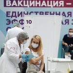 COVID-19 vaccination at Moscow’s Gostiny Dvor Exhibition Centre