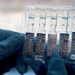 COVID-19 vaccination site at Sudak health resort in Crimea
