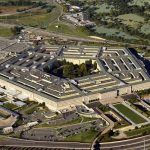 Us,Pentagon,In,Washington,Dc,Building,Looking,Down,Aerial,View