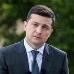 Ukrainian President Zelensky gives press conference in Kiev