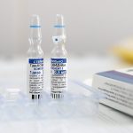 COVID-19 vaccination site in Novosibirsk, Russia