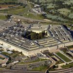 Us,Pentagon,In,Washington,Dc,Building,Looking,Down,Aerial,View