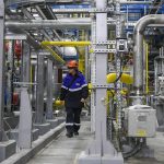 Gazproms Amur Gas Processing Plant in Amur Region, Russia