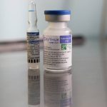 People receive COVID-19 vaccines in Khakassia, Russia