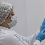Temporary COVID-19 vaccination site in Moscows Gagarinsky shopping centre