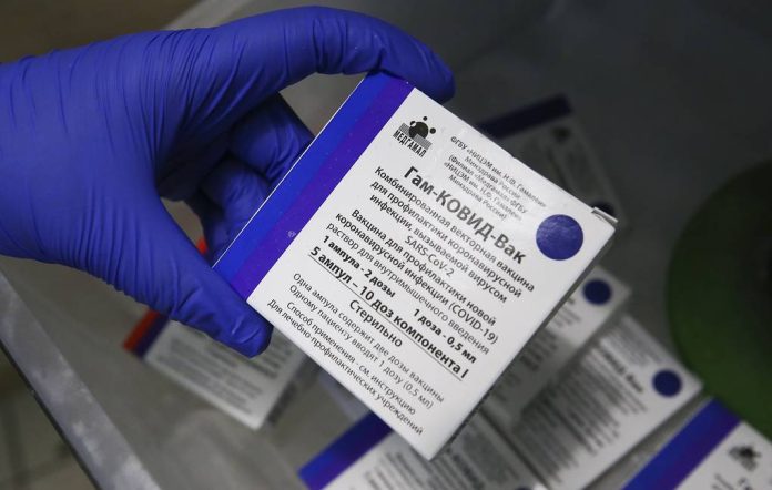 Vaccination in Simferopol, Crimea