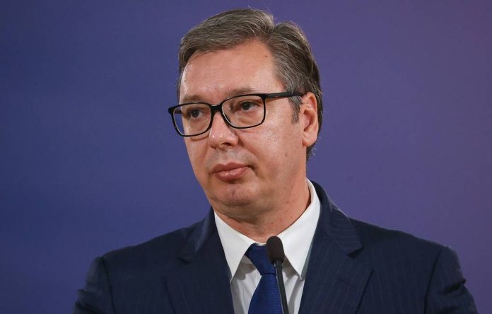 Russia Foreign Minister Lavrov meets with Serbia President Vucic