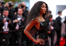 Наоми Кембъл порази Кан със секси винтидж рокля, която носеше и през 97 година