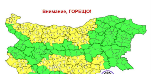 Опасни горещини в 16 области у нас