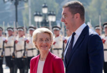 Фон дер Лайен на пресконференция с Мицкоски: Работата по конституционните промени трябва да продължи