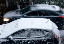 Обработени са трасетата на градския транспорт и основните улици в София след валежите от сняг тази нощ