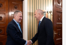 Президентът Радев се срещна с бившия министър-председател на РСМ Любчо Георгиевски