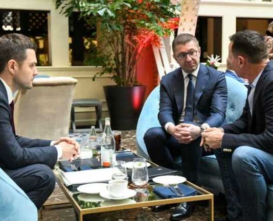 Няколко срещи е провел във Вашингтон премиерът на Северна Македония Християн Мицкоски