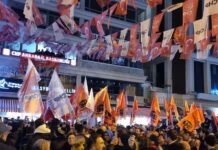 Сблъсъци между протестиращите срещу ареста на Имамоглу с полицията е имало в Анкара, Истанбул и Измир