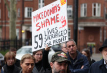 Протест в Скопие иска наказание за виновните за трагедията в Кочани