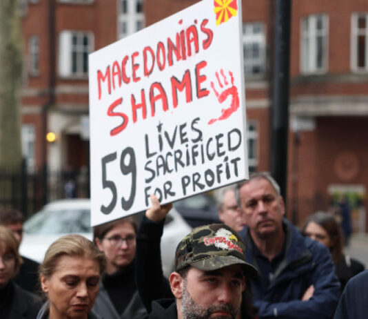 Протест в Скопие иска наказание за виновните за трагедията в Кочани