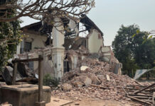 Броят на загиналите в Мианма след земетресението се е повишил до 694 души