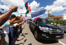 Макрон пристигна на двудневно посещение в Мадагаскар, което е първото на френски президент от 20 години