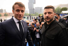 Зеленски и Макрон са обсъдили в телефонен разговор оръжейното производство на Киев, обяви украинското президентство