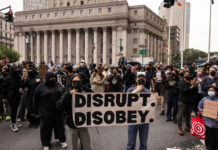 Протестно шествие бе организирано и в Ню Йорк срещу имиграционната политика на Тръмп