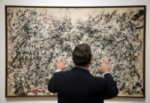 Разкриха тайната на синия цвят в картина на Джаксън Полък