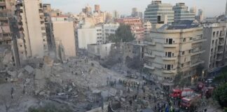 Мощна атака срещу Ливан: Израелски въздушен удар порази централната част на Бейрут