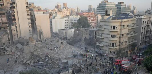 Мощна атака срещу Ливан: Израелски въздушен удар порази централната част на Бейрут