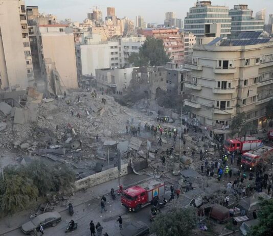 Мощна атака срещу Ливан: Израелски въздушен удар порази централната част на Бейрут