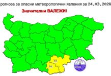 Дъждовен вторник: Жълт код за значителни валежи в Кърджали и Хасково