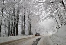 Сняг затрупа прохода „Петрохан“: Шофирайте внимателно и със зимни гуми